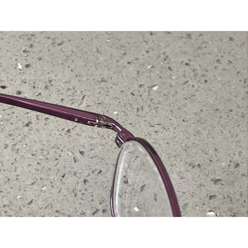 Eyeglasses Metal Purple WM5005 VI 51-17-140 FRAMES ONLY Eyewear full rim